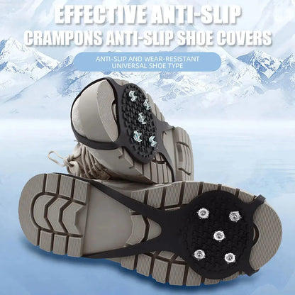 Anti-Skid Ice & Snow Cleats - 5 Studs, Universal Fit