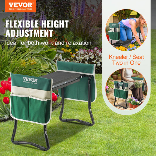 Heavy Duty Folding Garden Kneeler And Seat