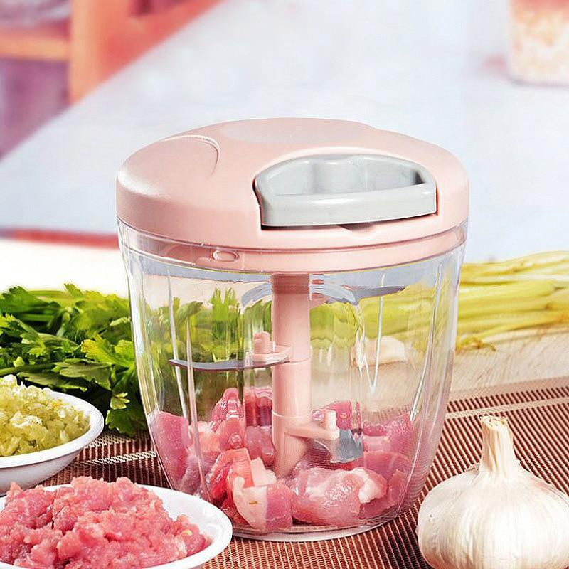 500/900ML, Multi-Function Manual Meat & Vegetable Chopper