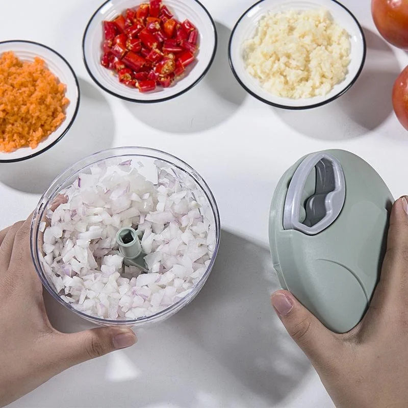 500/900ML, Multi-Function Manual Meat & Vegetable Chopper