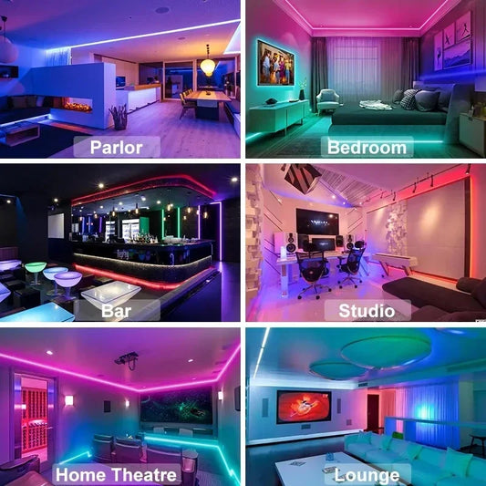 USB LED Strip Lights - APP Control, Color Changing 5050 RGB, Flexible for Room Decor